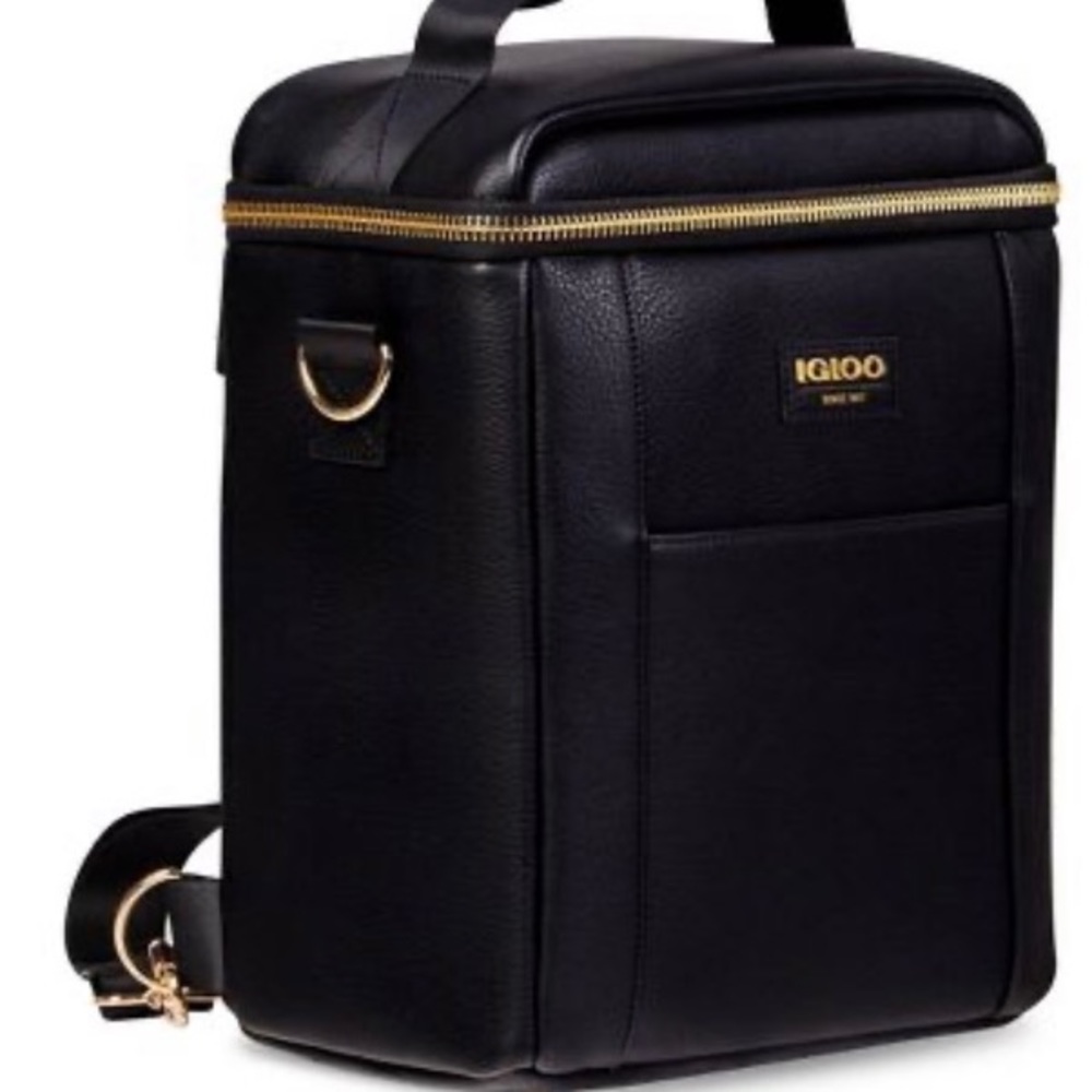 NWOT IGLOO Luxe Mini Convertible Backpack Cooler, vegan leather, choose color